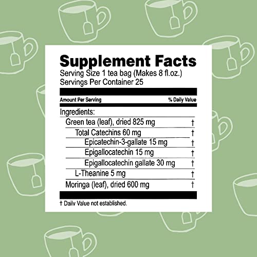 Hyleys Tea Moringa Oleifera with Mango Flavor - 25 Tea Bags (Miracle Tree Tea) HYLEYS uk supplements