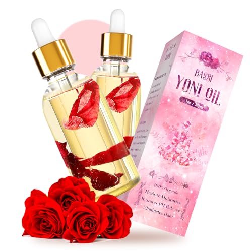 2PCS Yoni Oil Organic Feminine Oil Vaginal Moisturizer - Ph Balance for Women - Feminine Deodorant BASSI uk supplements