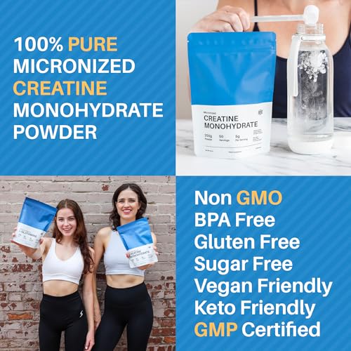 Donson Creatine Monohydrate for Women Booty Gain – 8.8oz Creatine Powder Donson uk supplements