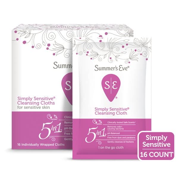 Summer's Eve Cleansing Cloth Simply Sensitive, 3 Count Summer's Eve uk supplements