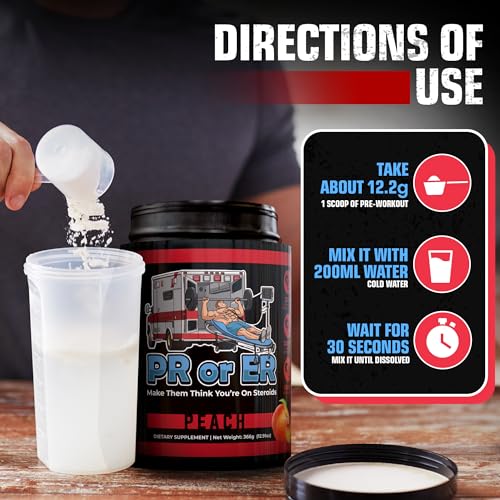 PR or ER Pre Workout Powder for Men and Women, Pre-Workout Energy Supplement PR or ER uk supplements