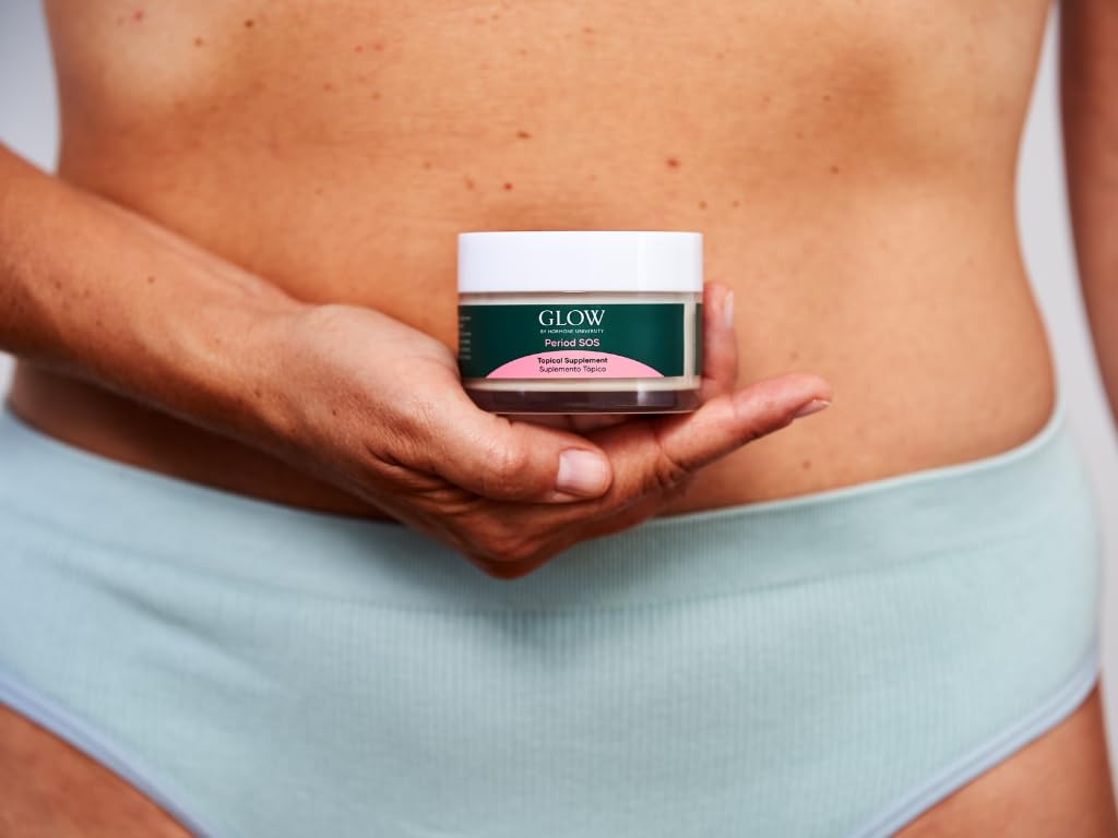 Glow Botanica | Period SOS - Real Wild Yam Cream for PMS Symptom Relief - Topical Supplement Glow Botanica uk supplements