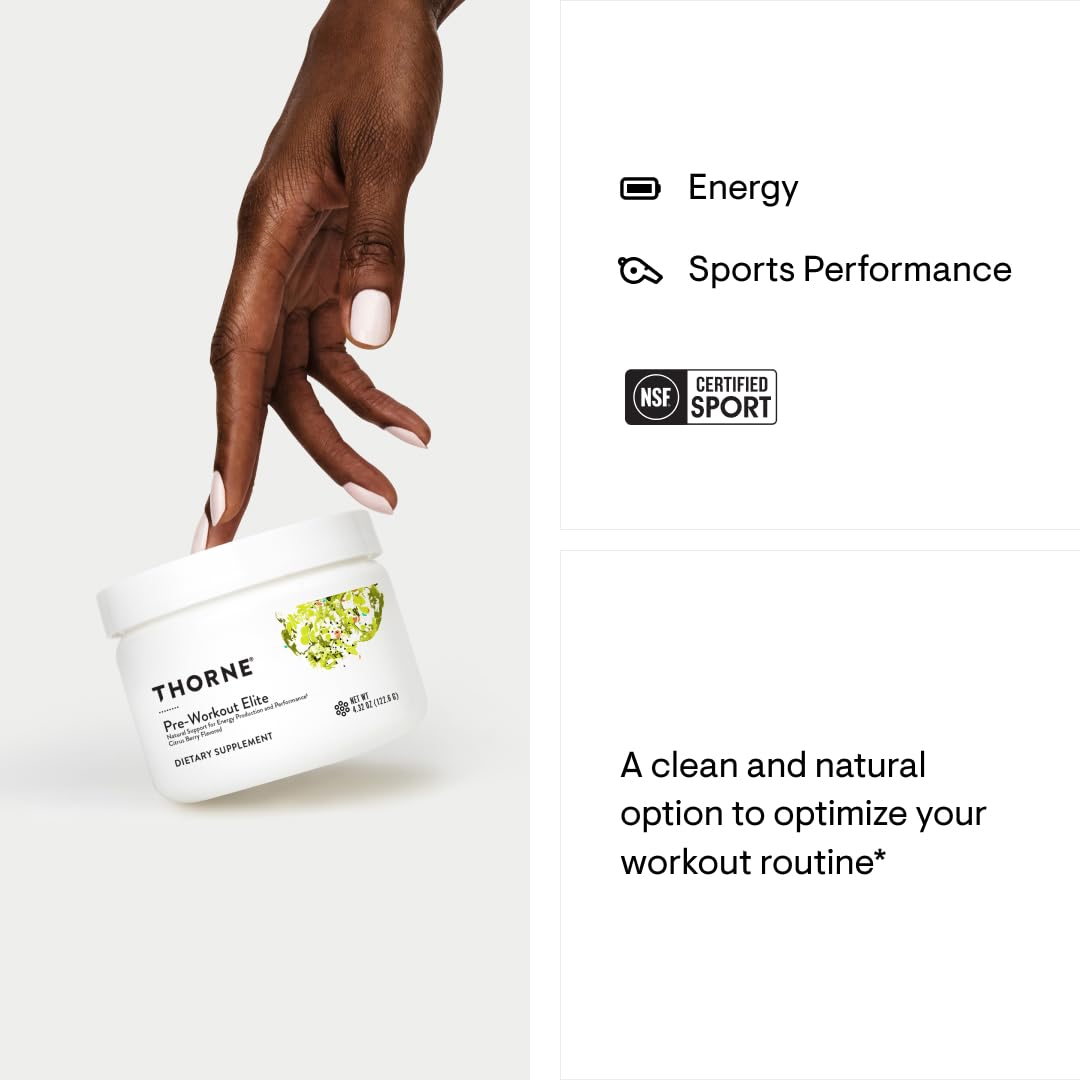 THORNE Pre-Workout Elite - Natural Support for Energy Production and Performance THORNE uk supplements