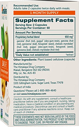 Himalaya LeanCare with Garcinia Cambogia for Weight Management, 600 mg, 1 Month Supply Himalaya Herbal Healthcare uk supplements