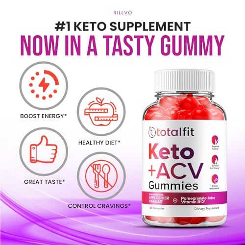 (3 Pack) Total Fit Keto ACV Gummies - Official - Keto TotalFit ACV Advanced Formula Plus Rillvo uk supplements