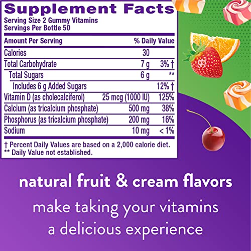 Vitafusion Fiber Well Sugar Free Fiber Supplement & Chewable Calcium Gummy Vitamins Vitafusion uk supplements