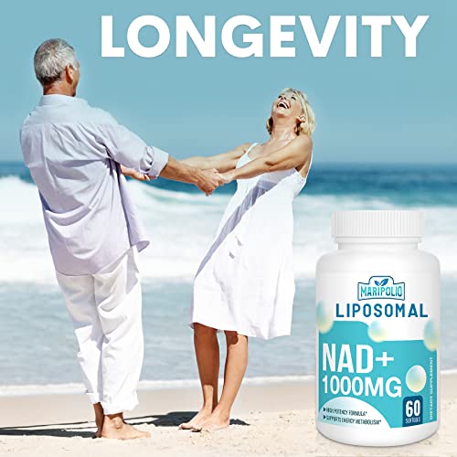 Liposomal NAD+ Supplement 1000 mg | Highest NAD Pontecy | Max Absorption | Pure NAD Maripolio uk supplements