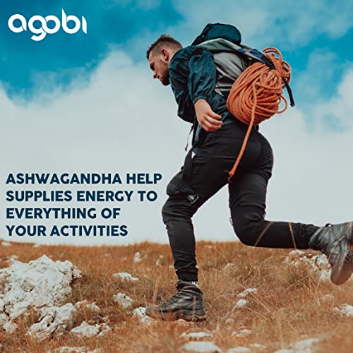 240 Capsules - 8 Month Supply - 7in1 Ashwagandha 8050mg - Combined With Fenugreek agobi uk supplements