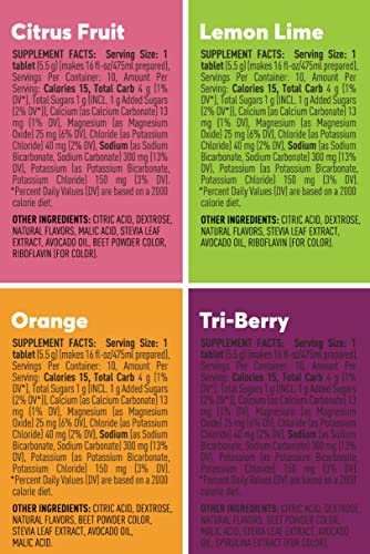 Nuun Sport Electrolyte Tablets for Proactive Hydration, Mixed Citrus Berry Flavors, 4 Pack Nuun uk supplements