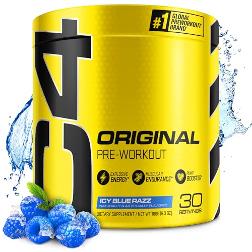 Cellucor C4 Original Pre Workout Powder ICY Blue Razz & C4 Sport Pre Workout Powder Cellucor uk supplements