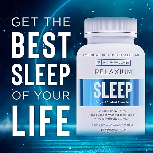 Relaxium Sleep Aid, 30-Day Supply, Dietary Supplement, Better Sleep, Magnesium Relaxium uk supplements