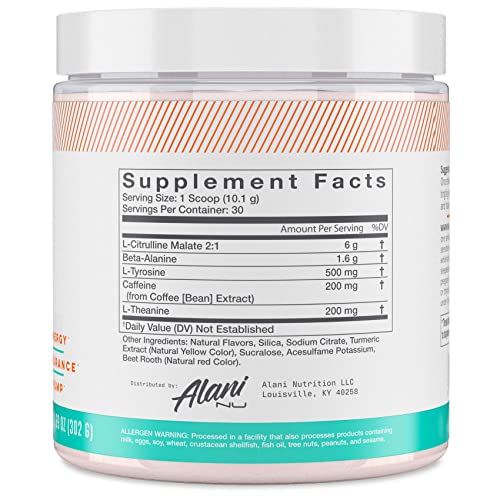 Alani Nu Pre Workout Powder | Amino Energy Boost | Endurance Supple Alani Nu uk supplements