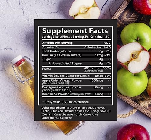 Doc Thackery Apple Cider Vinegar Gummies 1000mg Plus Per Serving, from The Mother Doc Thackery uk supplements