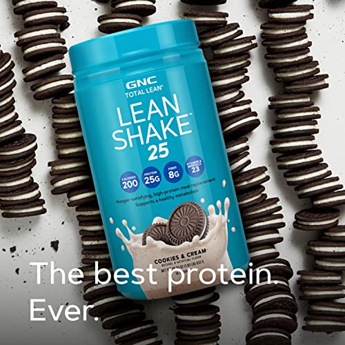 GNC Total Lean | Lean Shake 25 Protein Powder | High-Protein Meal Replacement Shake GNC uk supplements