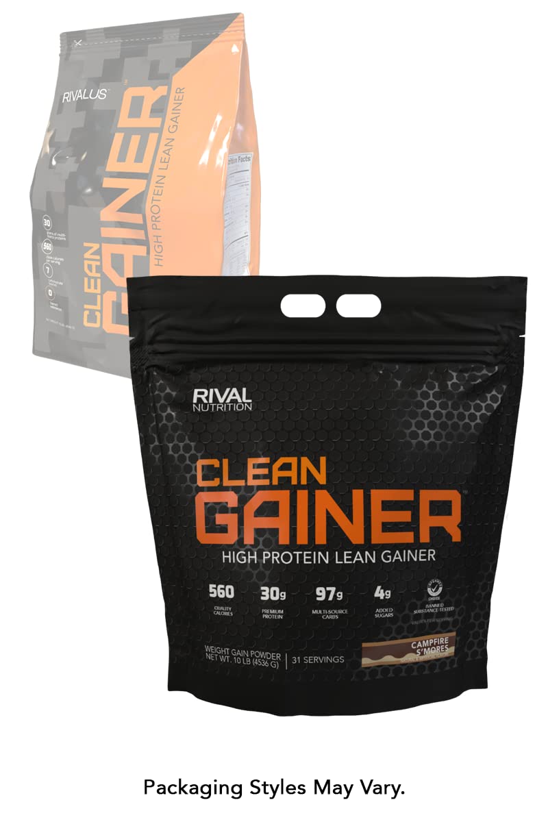 Rivalus Clean Gainer, S'Mores, 10 Pound Rivalus uk supplements