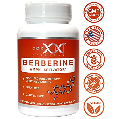 GENEX Berberine HCl 500mg (90 Capsules) | Powerful AMPK Activator, Supports Heart Genex Formulas uk supplements