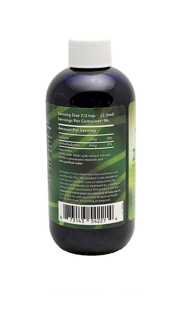 Living Foods USA ZeoHeal - Humic and Fulvic Acid Mineral Supplement 8 Fluid Ounce (2-Pack) Living Foods USA uk supplements