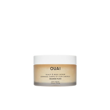 OUAI Scalp & Body Scrub Travel Size, Melrose Place - Exfoliating Body Scrub with Sugar & Coconut Oil Blend for Smooth, Moisturized Skin - Gentle for Removing Product Build Up (3.4 Oz) OUAI uk supplements