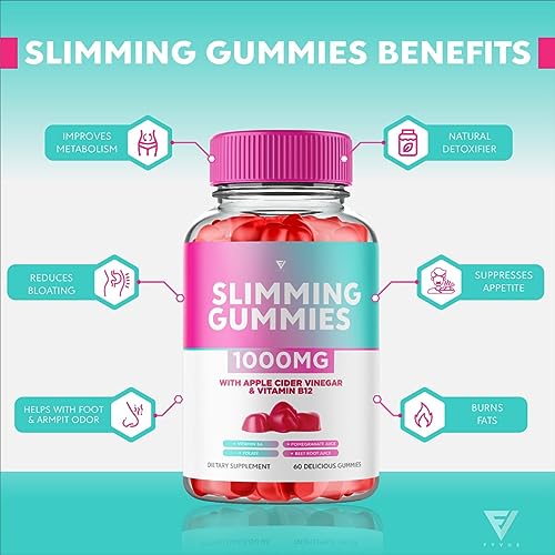 (3 Pack) Slimming Gummies It Works Slimming Gummies for Weight Loss with Apple Cider Fyvus uk supplements