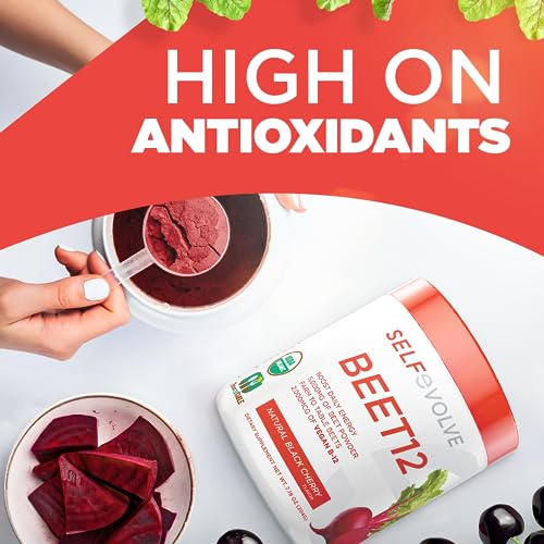 selfevolve Beet12 - Organic Beet Root Powder Enhanced with Vitamin B12, Nitric Oxide Booster selfevolve uk supplements