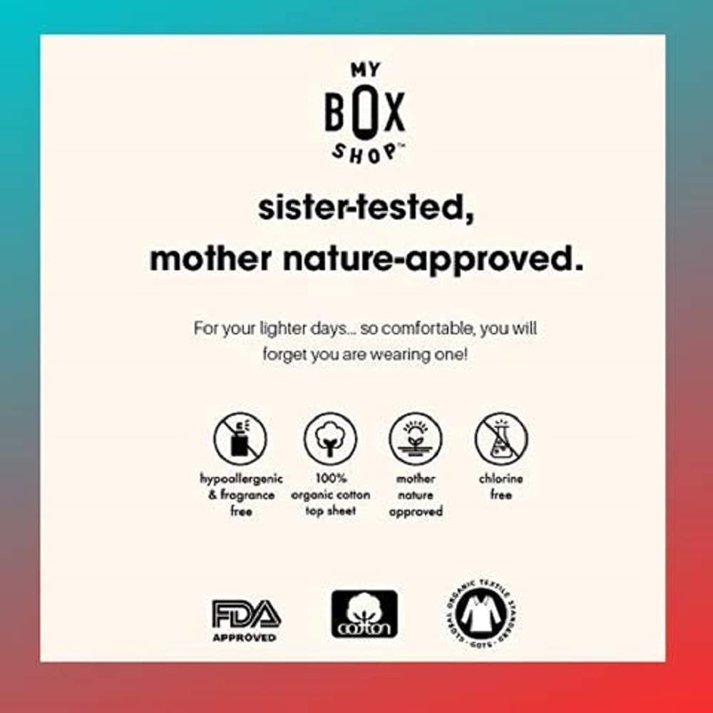MYBOXSHOP Organic Tampons - 100% Pure Organic Cotton Tampons with BPA-Free Applicator MYBOXSHOP uk supplements