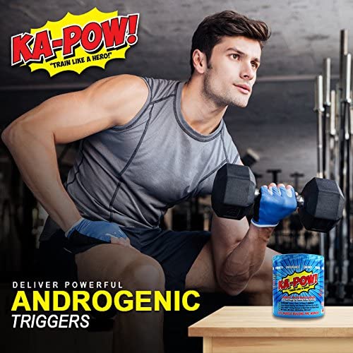 PREWORKOUT TESTOSTERONE BOOSTER - KA-POW! The Fastest Hitting ANABOLIC PRE HERO SUPPLEMENTS uk supplements