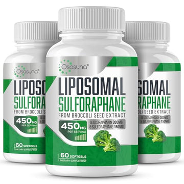 Osasuna Liposomal Sulforaphane 450MG, Maximum Absorption,180 Softgel Osasuna uk supplements