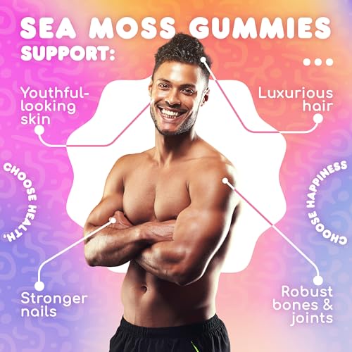 Biolore Sea Moss Gummies with Elderberry, Contains Irish Sea Moss, Organic Extract Biolore uk supplements
