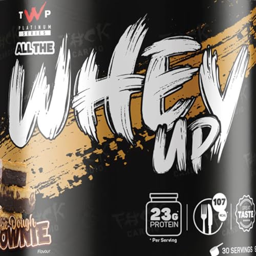 TWP Nutrition Platinum Series All The Whey Up Protein Powder Shake, 23g Whey Protein, Low Fat TWP uk supplements