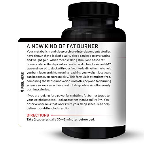 Force Factor LeanFire PM Weight Loss Pills for Women & Men, Fat Burner & Overnight Force Factor uk supplements