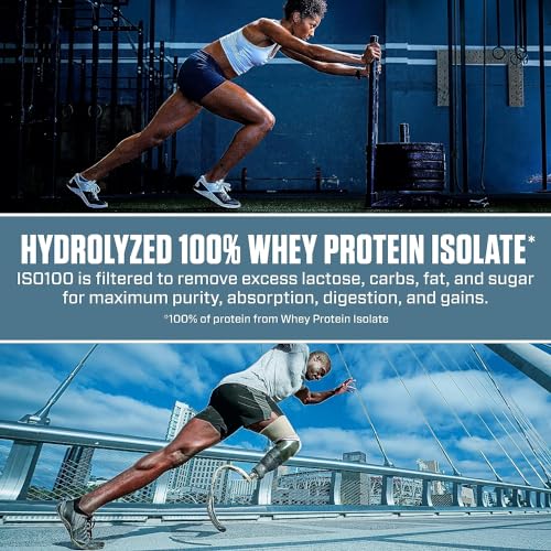 Dymatize ISO 100 Hydrolyzed Gourmet Vanilla 932g - Whey Protein Hydrolysat + Isolat Powder Dymatize uk supplements