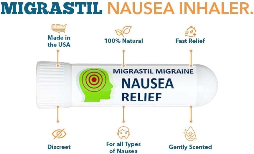Basic Vigor Migrastil Inhaler (Pack of 2) - Pocket Size Aromatherapy Inhaler for Queasiness Basic Vigor uk supplements