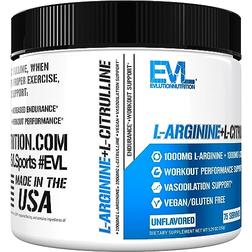 Evlution Nutrition L-Arginine + L-Citrulline - Endurance + Workout Performance Evlution uk supplements