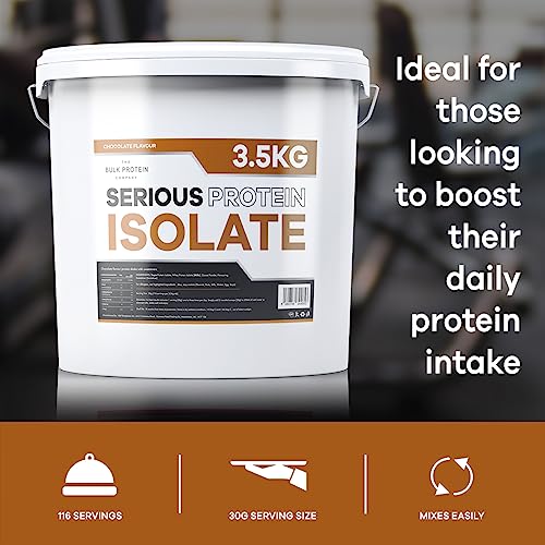 The Bulk Protein Company, Serious Protein Isolate – 3.5kg – Whey Protein Iso The Bulk Protein Company uk supplements