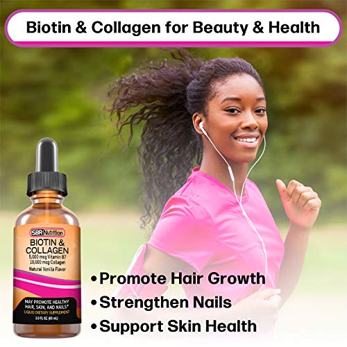 SBR Nutrition Biotin and Collagen Liquid Drops Daily Food Supplement, Vitamins SBR Nutrition uk supplements