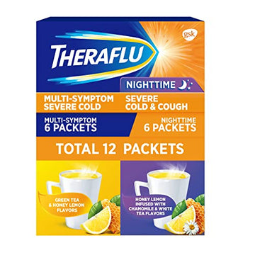 Theraflu Combo Daytime and Nighttime Severe Cold Relief Powder, Honey Theraflu uk supplements