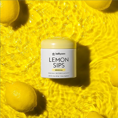 Dr. Kellyann Lemon Sips - Diet Citrus Drink Mix - Rehydrate, Detox, Revitalize - Sugar Free Dr. Kellyann uk supplements