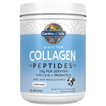 Garden of Life Grass Fed Collagen Peptides Powder – Unflavored Collagen Powder Garden of Life uk supplements