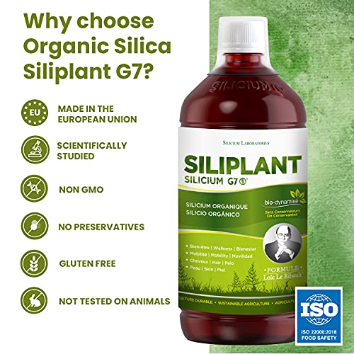G7 Siliplant Improved Formula. Liquid Silica Supplement Collagen Booster, Strengthens Bones G7 uk supplements