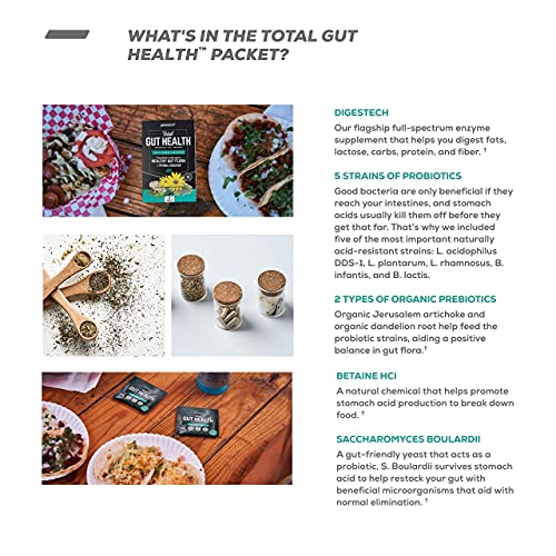 ONNIT Total Gut Health - Complete Probiotics & Digestive Enzyme Supplement ONNIT uk supplements