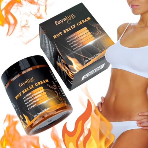Hot Cream for Belly Fat Burner, Body Cream for Thighs, and More - Targets Cellulite fayahut uk supplements