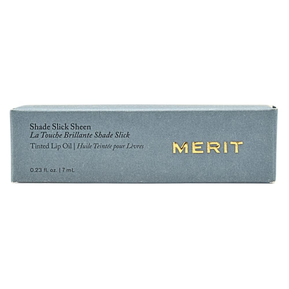 Merit Shade Slick Hydrating Tinted Lip Oil – Twin Set Mauve | Vegan Lip Gloss with Rosehip, Shea & Jojoba Oils for Moisturizing High-Shine Color Merit uk supplements