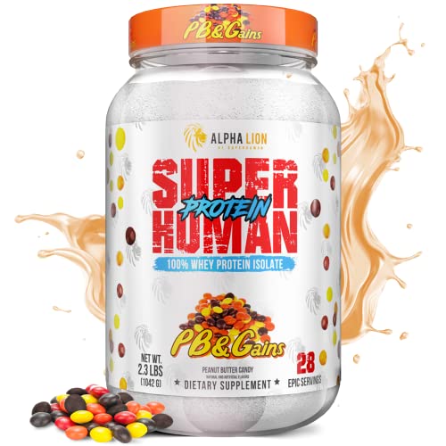 ALPHA LION Superhuman Whey Protein Powder, Great Tasting Pure Whey Protein Isolate ALPHA LION uk supplements