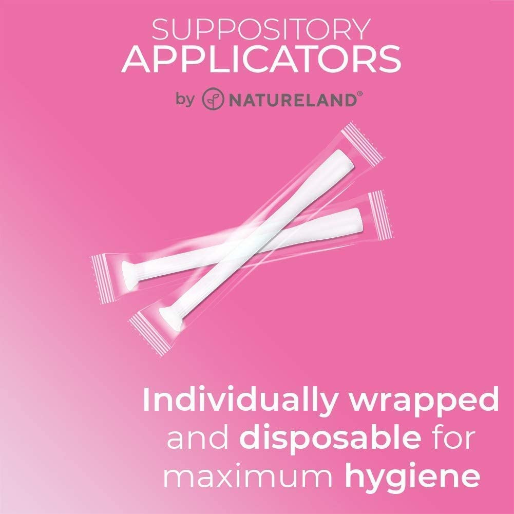Natureland [40 Count Boric Acid Suppositories 600mg w/ [20 Pack] Vaginal Applicator - Feminine Care Natureland uk supplements