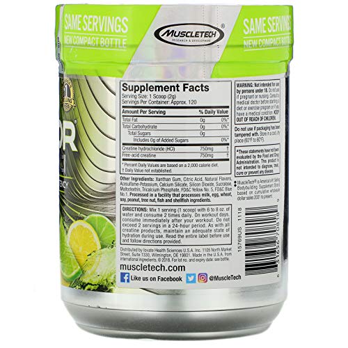 MuscleTech Cell-Tech Creactor - Creatine HCl Formula - Muscle Builder for Men & Women MuscleTech uk supplements