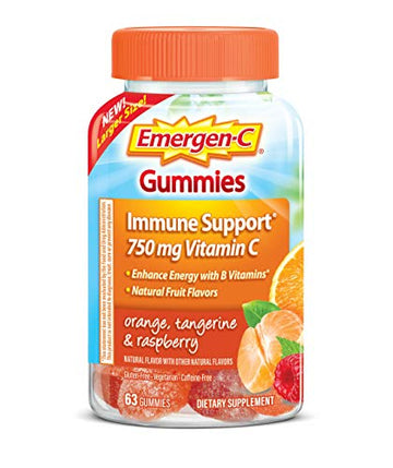 Emergen-C 750mg Vitamin C Gummies for Adults, Immune Support Gummies Emergen-C uk supplements