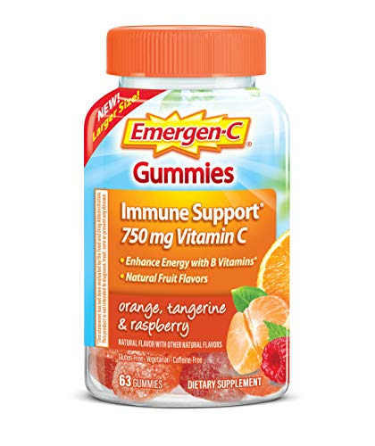 Emergen-C 750mg Vitamin C Gummies for Adults, Immune Support Gummies Emergen-C uk supplements