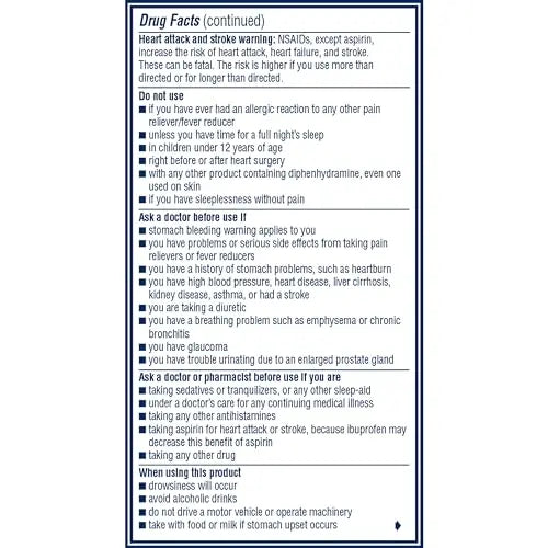 Advil PM Liqui-Gels Pain Reliever and Nighttime Sleep Aid, Pain Medicine with Ibuprofen for Pain Relief and Diphenhydramine HCL for a Sleep Aid - 80 Liquid Filled Capsules - Back to College Advil uk supplements