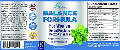 YUMMYVITE Balance Complex for Women - for Vaginal Health, Herbal Detox & Cleanse YUMMYVITE uk supplements